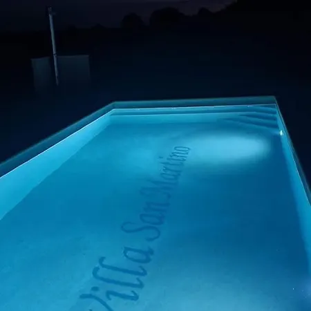 Villa San Martino With Heated Pool , Outside Jacuzzi & Hydromassage Bathub